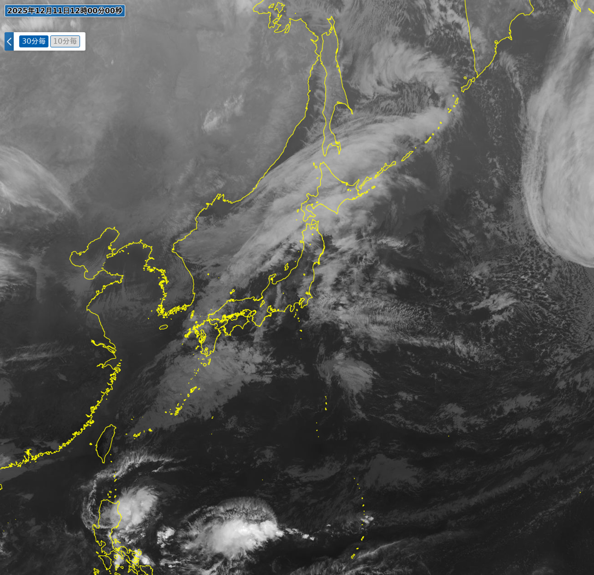 気象衛星(赤外) 気象衛星(赤外)