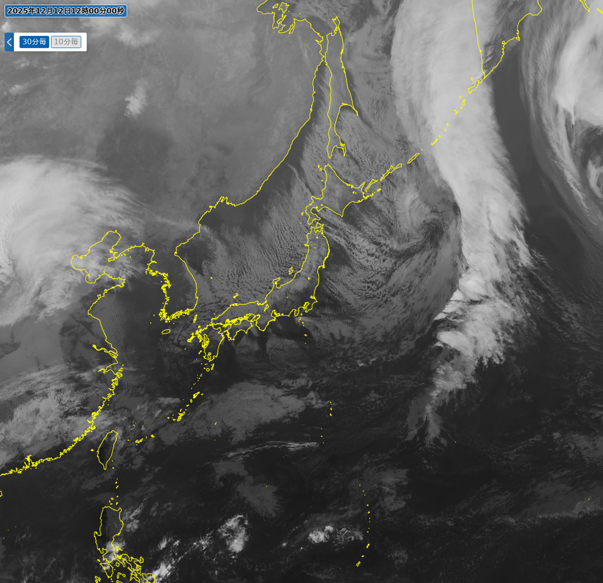 気象衛星(赤外) 気象衛星(赤外)