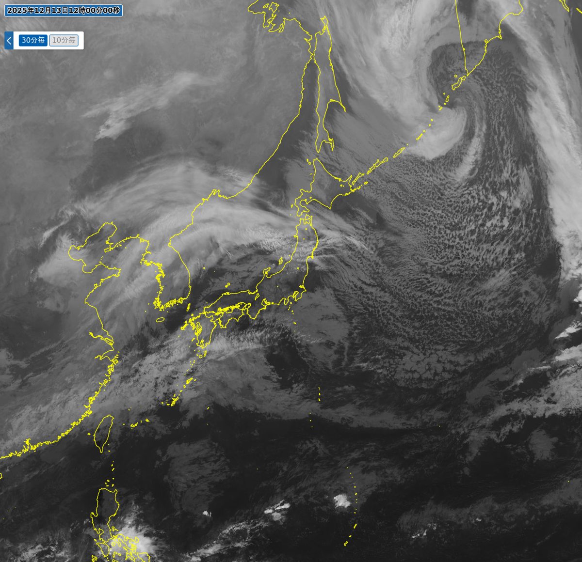 気象衛星(赤外) 気象衛星(赤外)