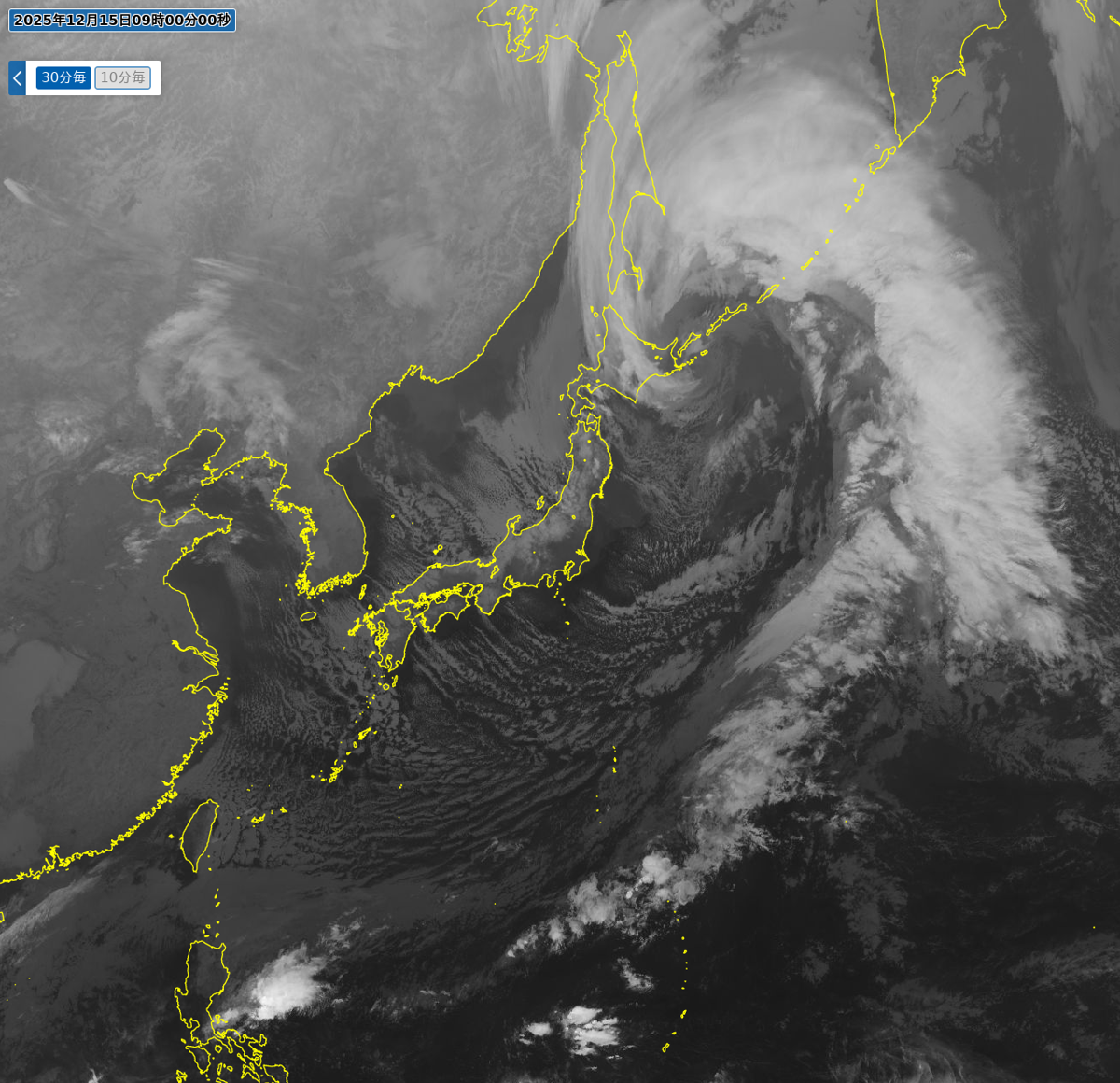 気象衛星(赤外) 気象衛星(赤外)
