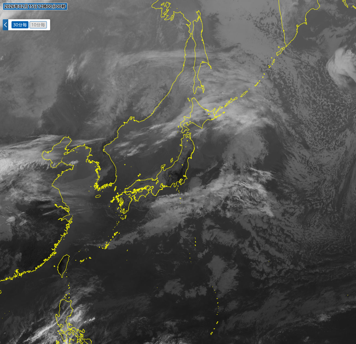 気象衛星(赤外) 気象衛星(赤外)