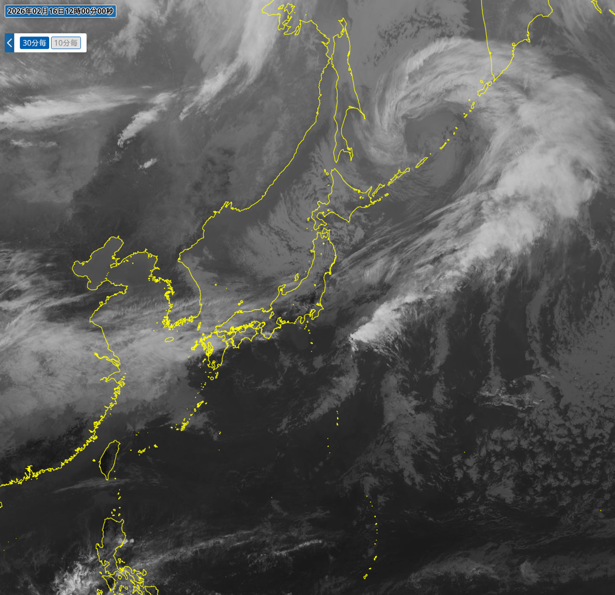 気象衛星(赤外) 気象衛星(赤外)