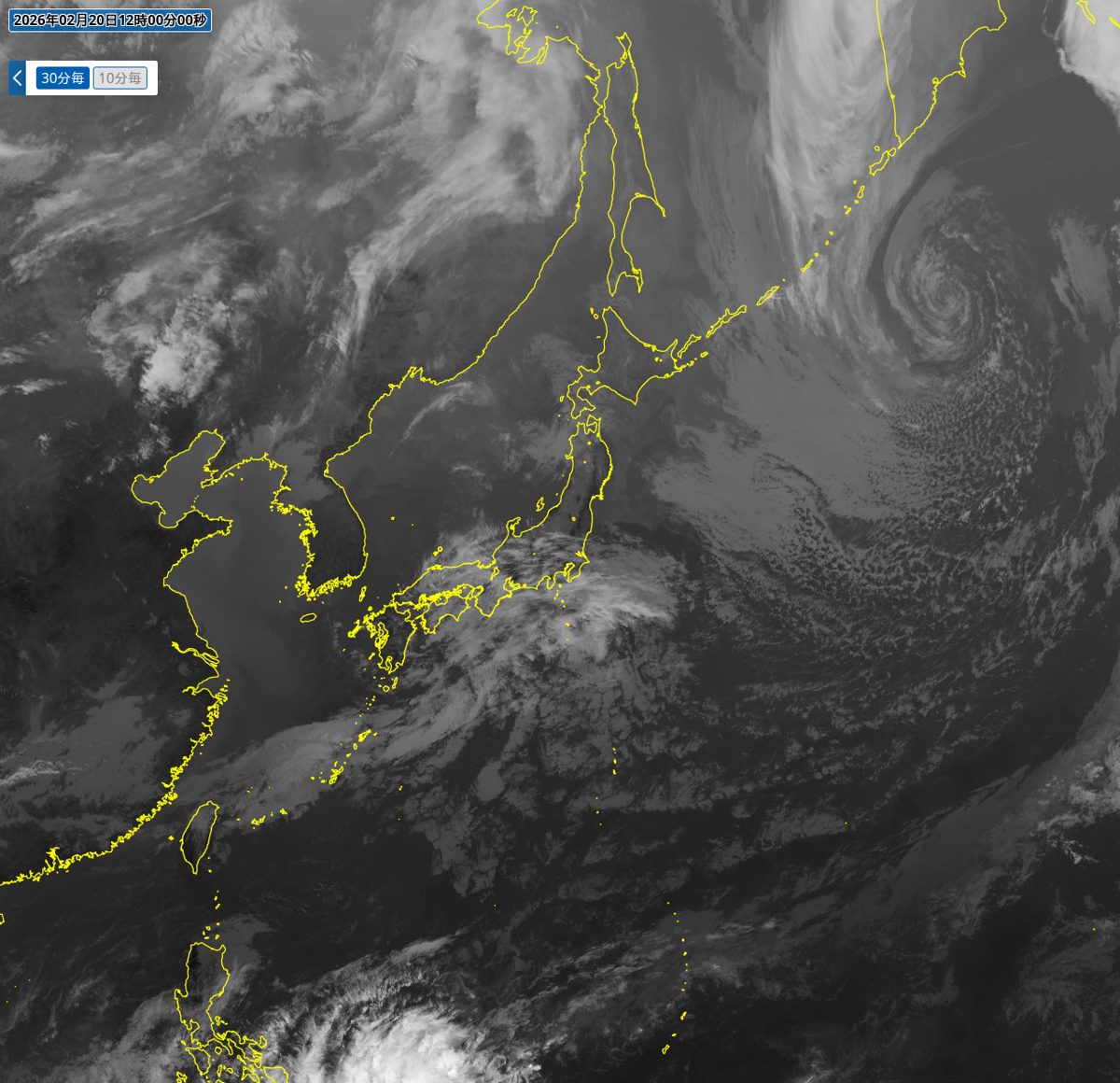 気象衛星(赤外) 気象衛星(赤外)