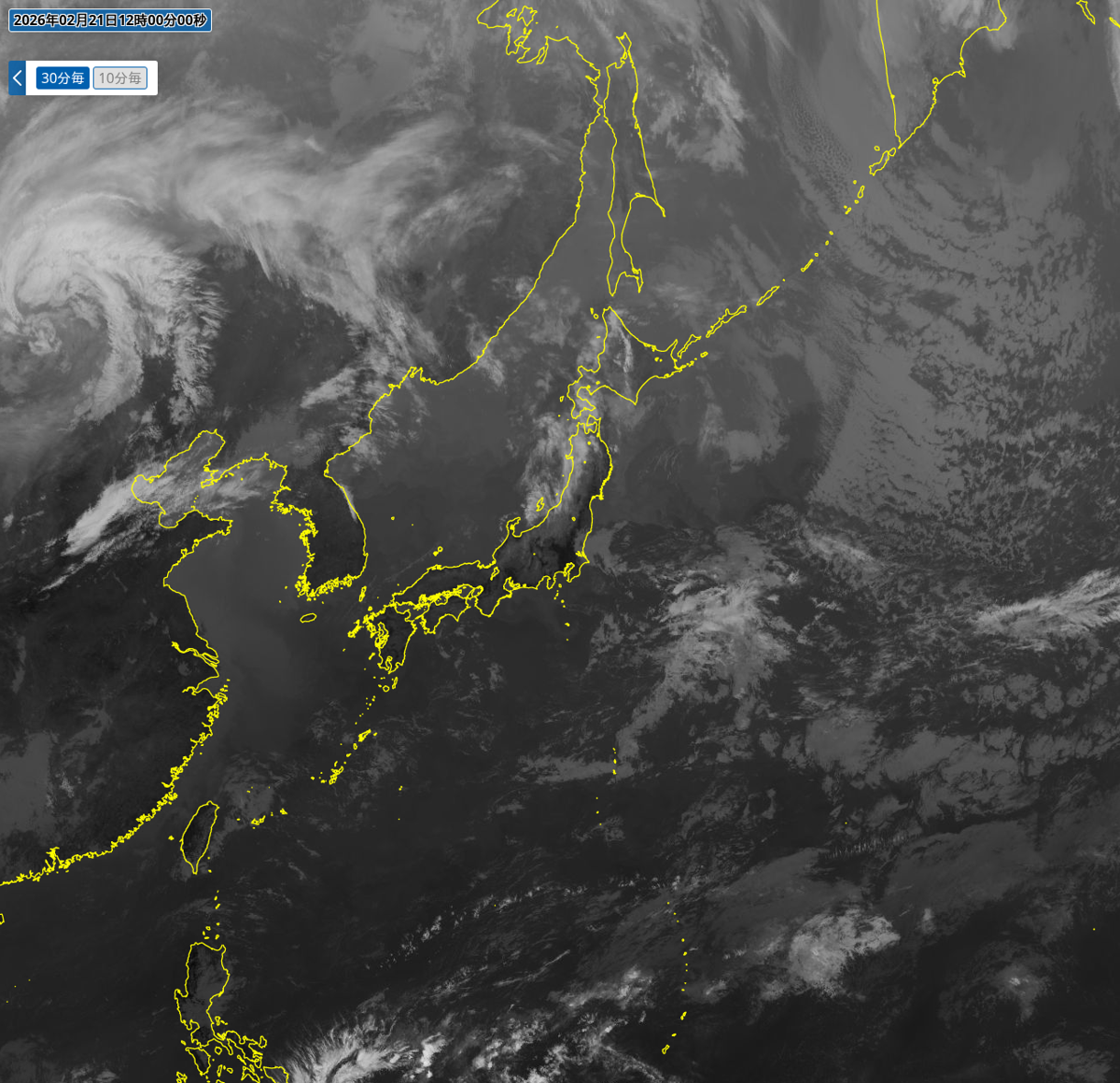 気象衛星(赤外) 気象衛星(赤外)