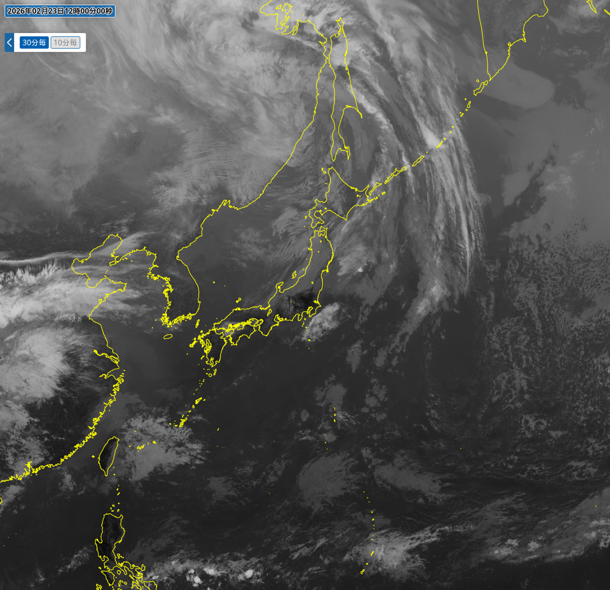 気象衛星(赤外) 気象衛星(赤外)