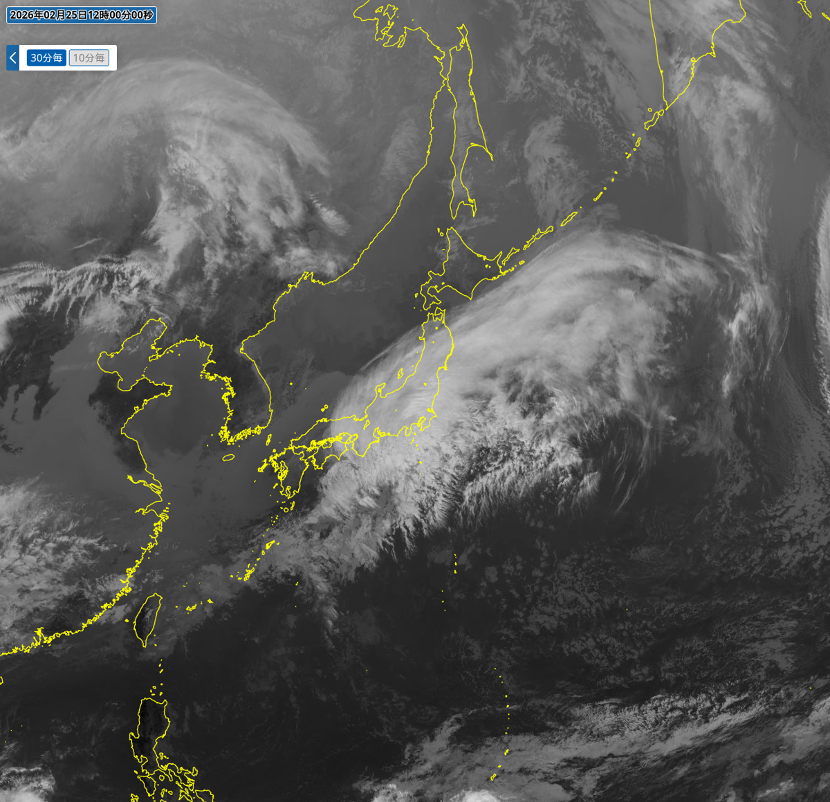 気象衛星(赤外) 気象衛星(赤外)