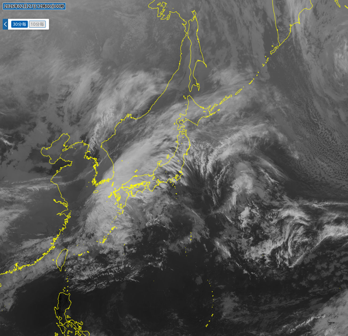 気象衛星(赤外) 気象衛星(赤外)