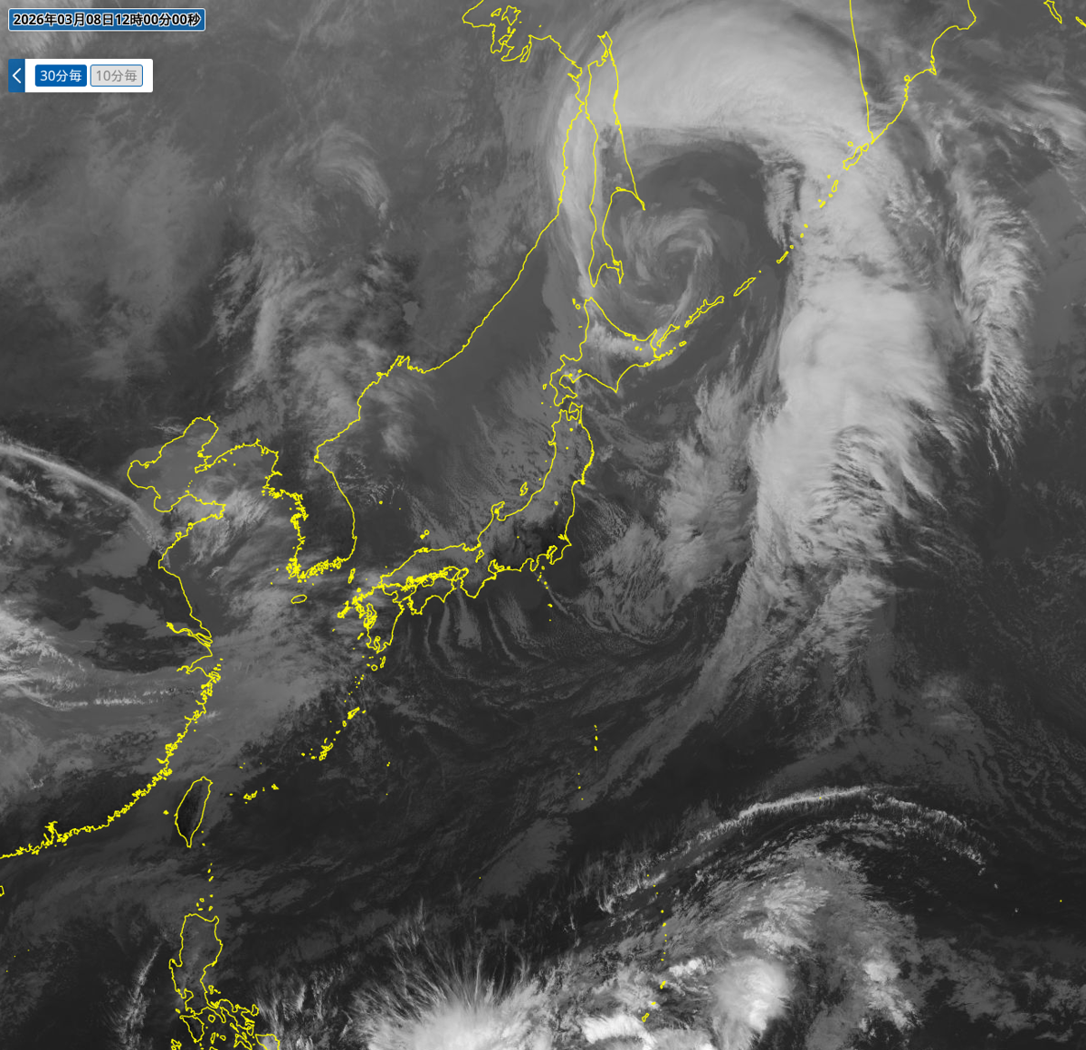 気象衛星(赤外) 気象衛星(赤外)