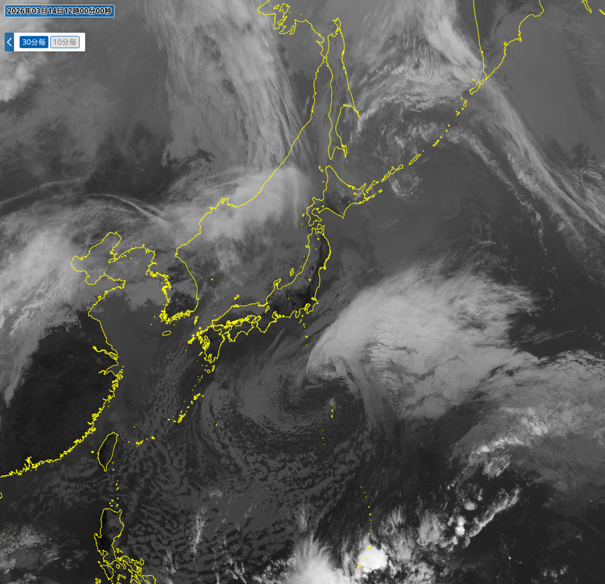 気象衛星(赤外) 気象衛星(赤外)