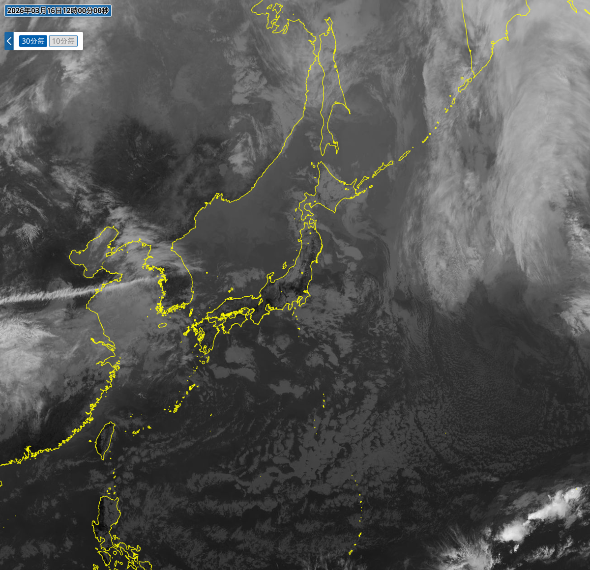 気象衛星(赤外) 気象衛星(赤外)