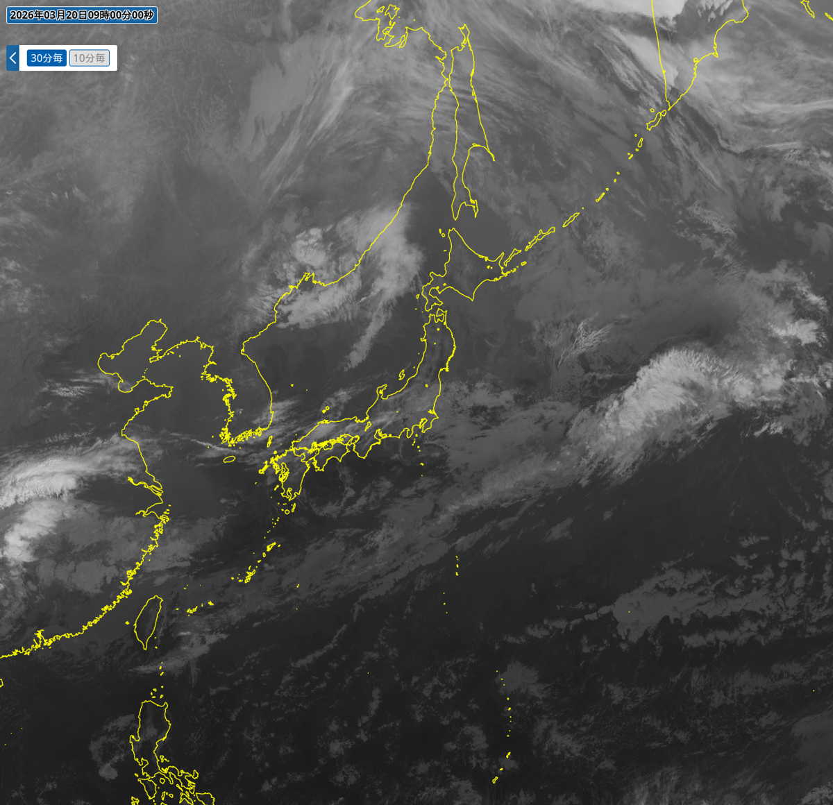 気象衛星(赤外) 気象衛星(赤外)