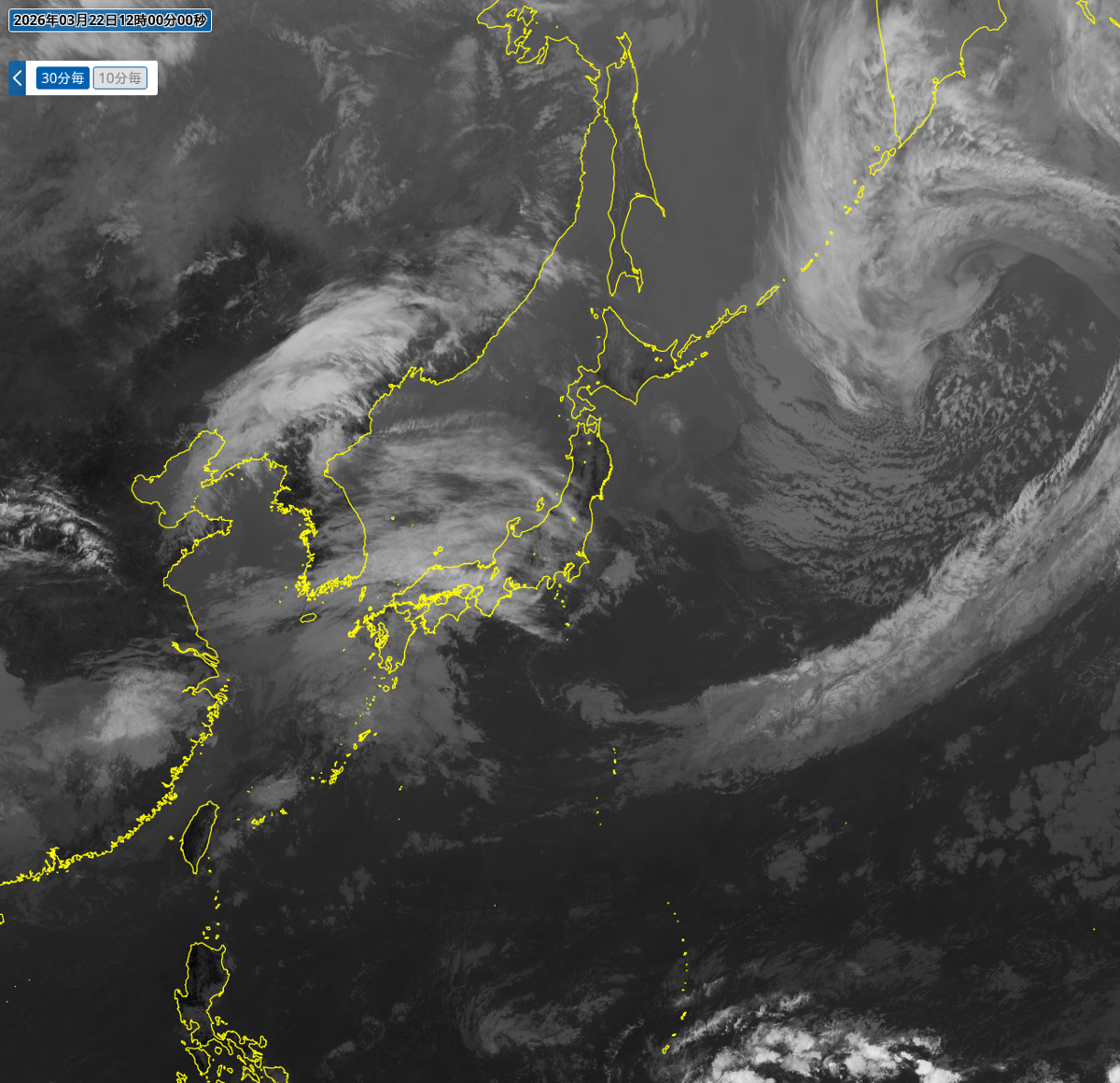 気象衛星(赤外) 気象衛星(赤外)