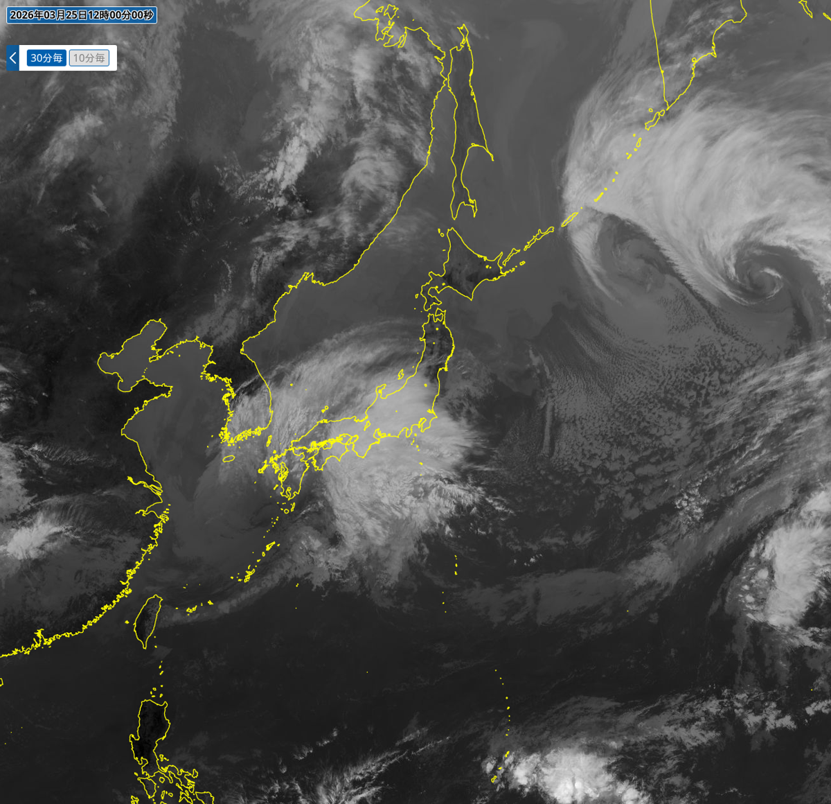 気象衛星(赤外) 気象衛星(赤外)