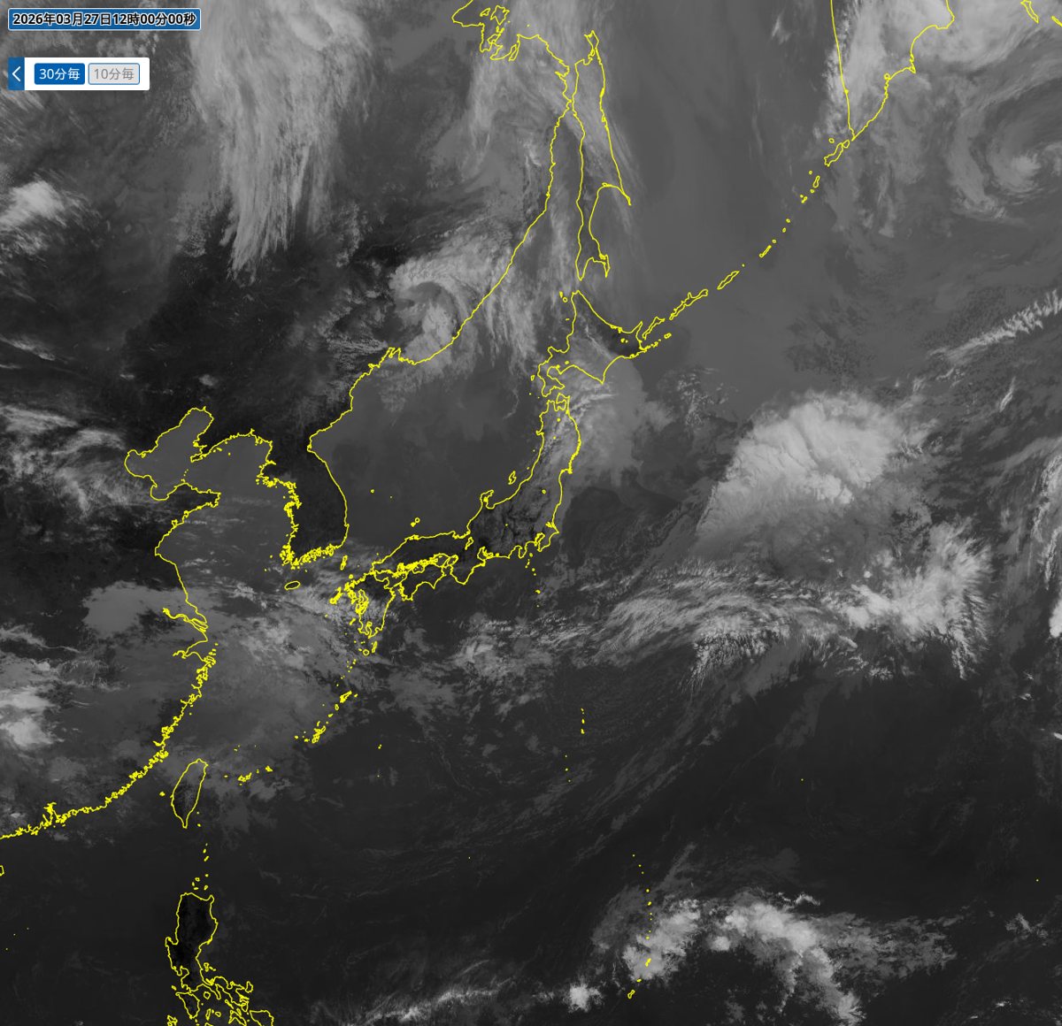 気象衛星(赤外) 気象衛星(赤外)