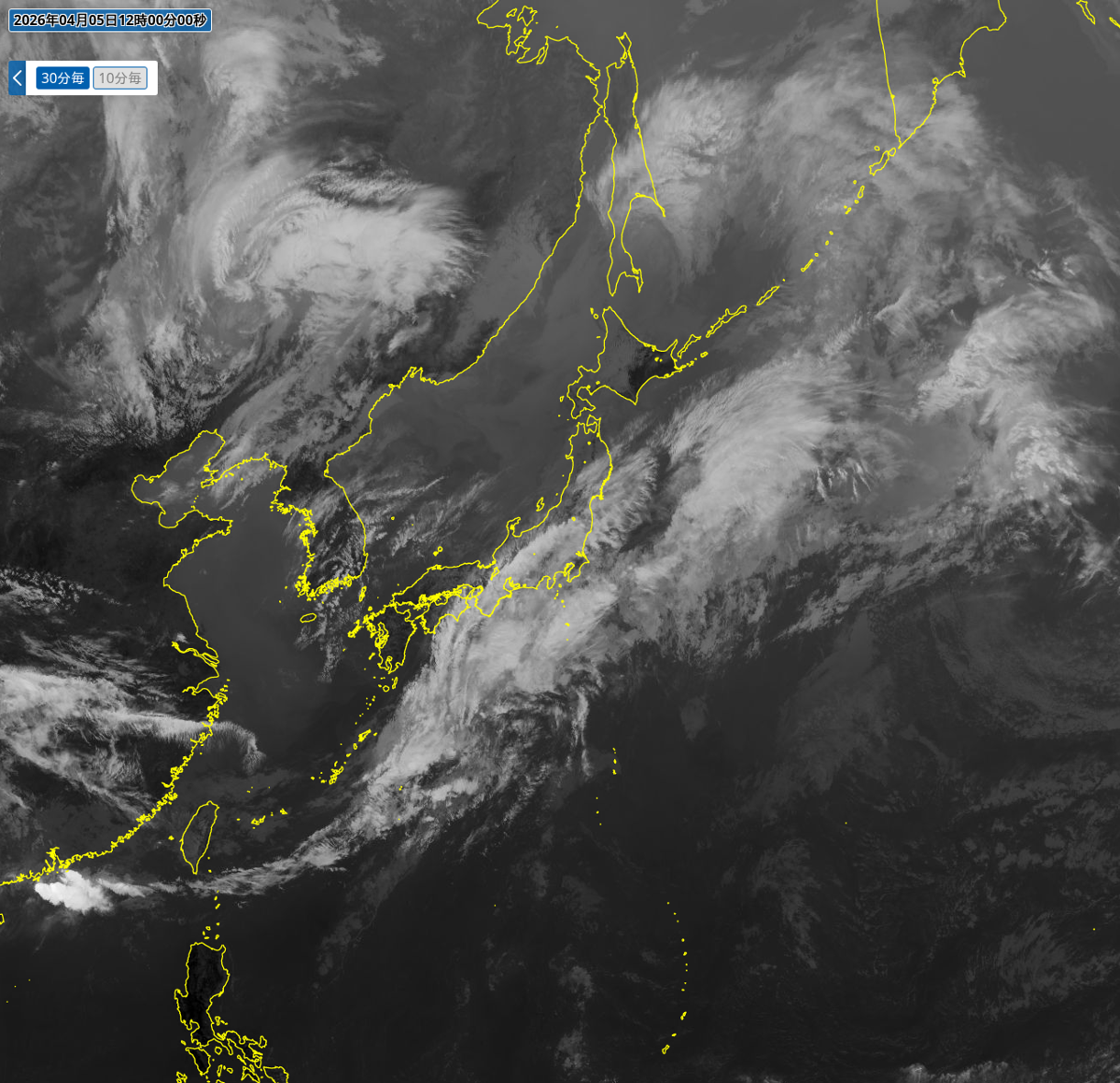 気象衛星(赤外) 気象衛星(赤外)