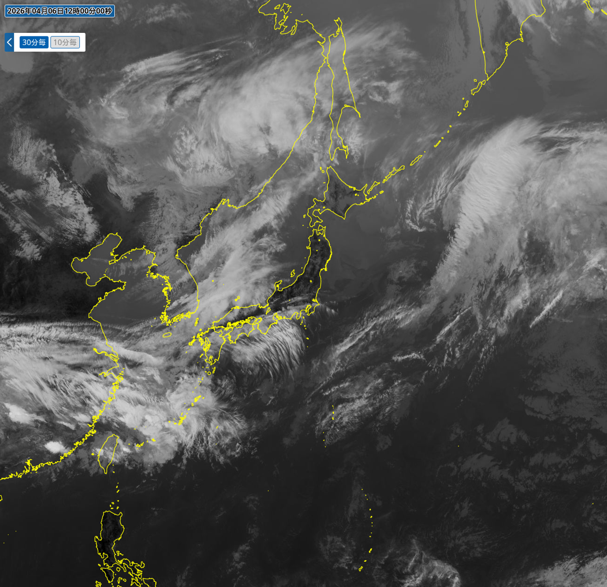 気象衛星(赤外) 気象衛星(赤外)