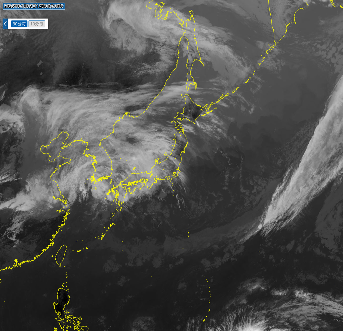 気象衛星(赤外) 気象衛星(赤外)