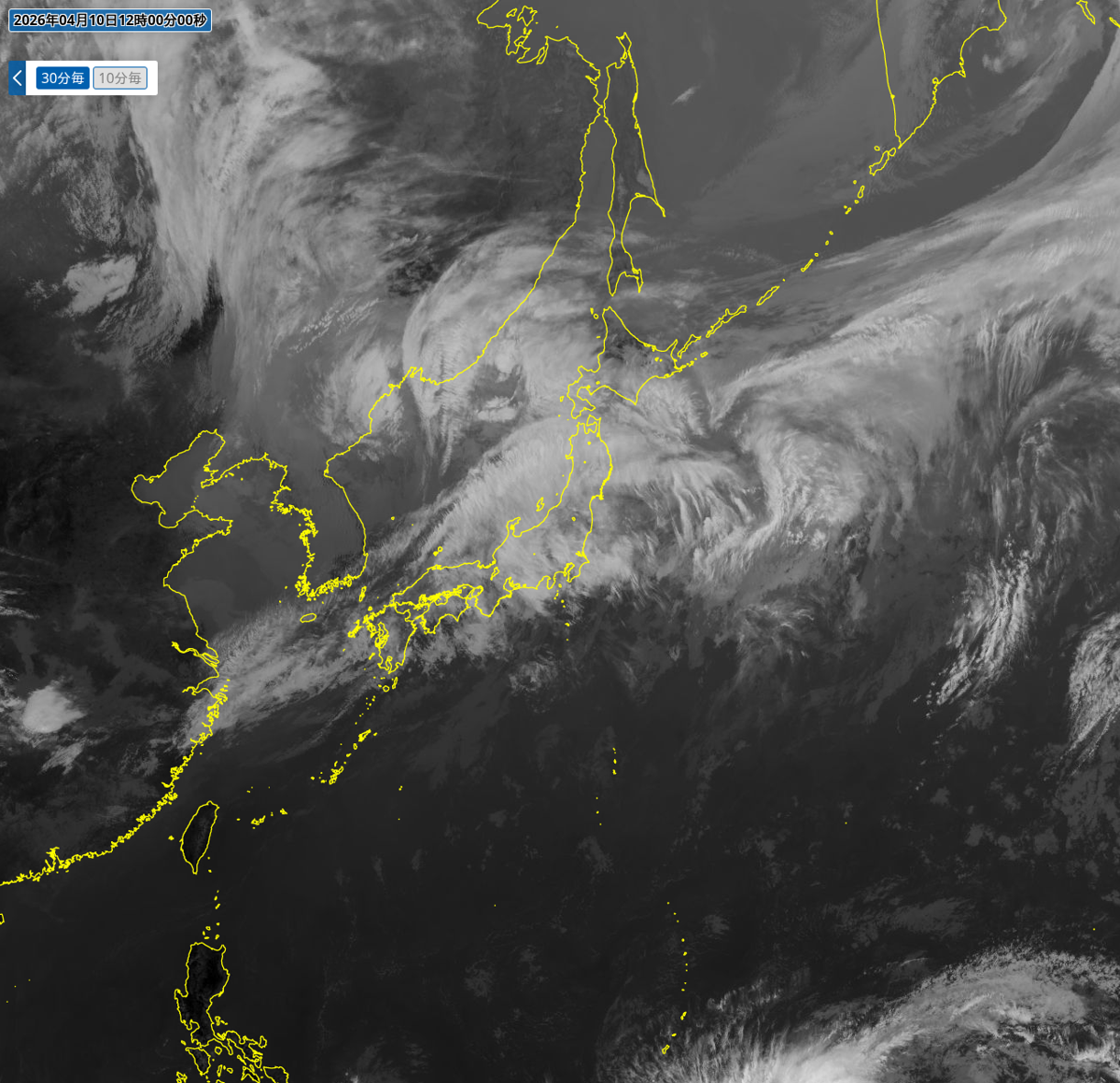 気象衛星(赤外) 気象衛星(赤外)
