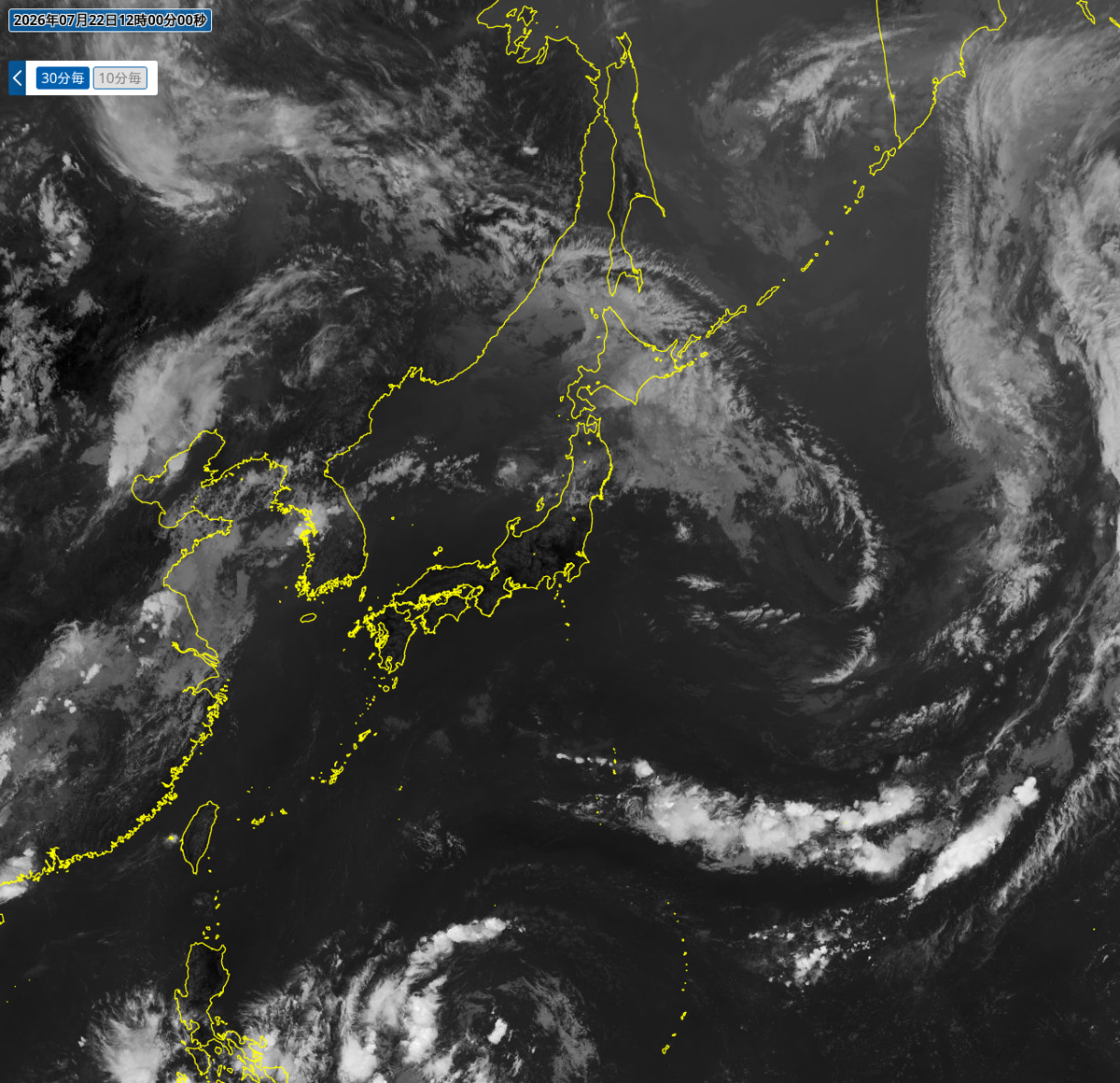 気象衛星(赤外) 気象衛星(赤外)
