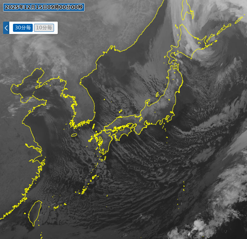 気象衛星(赤外) 気象衛星(赤外)