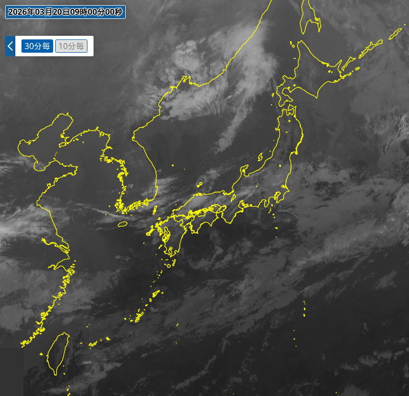 気象衛星(赤外) 気象衛星(赤外)