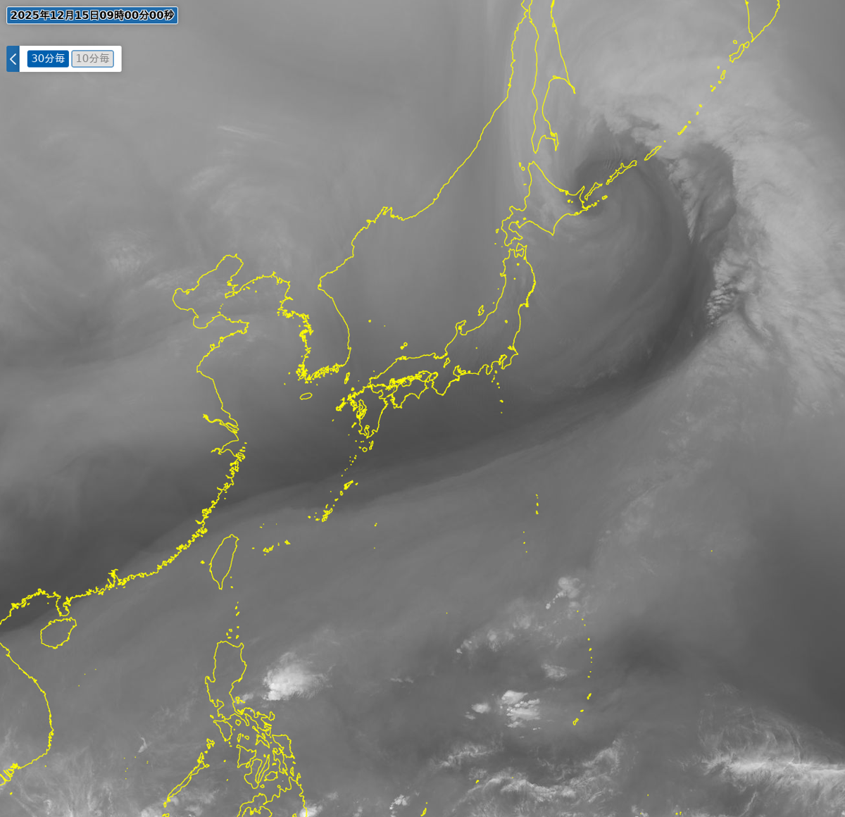 気象衛星(水蒸気) 気象衛星(水蒸気)