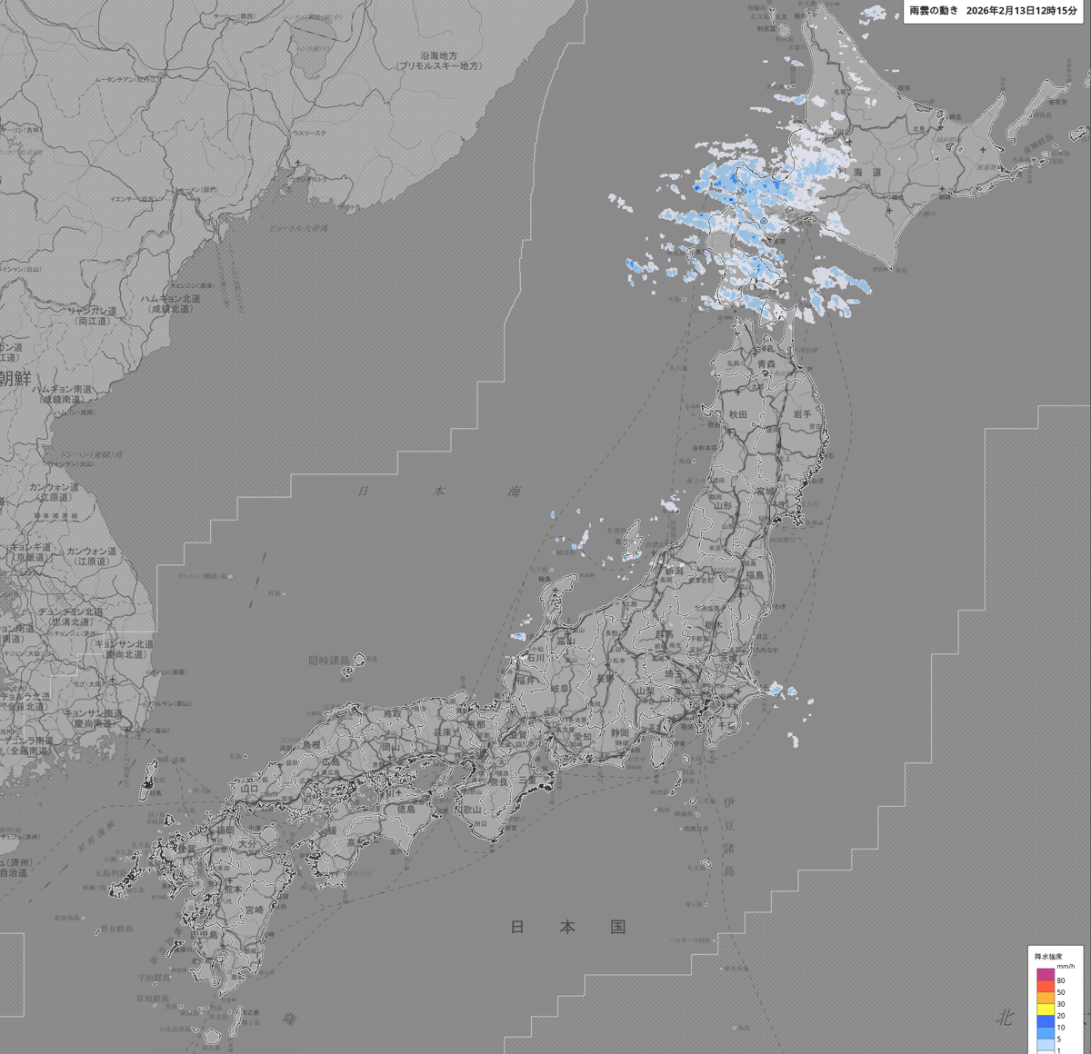 天気分布 天気分布