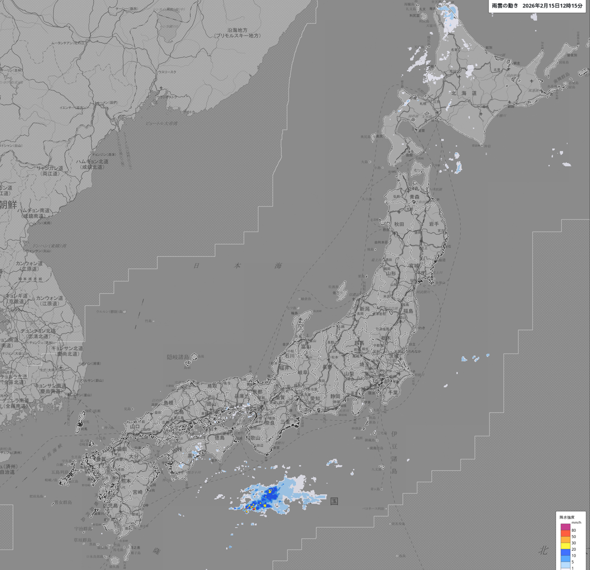 天気分布 天気分布