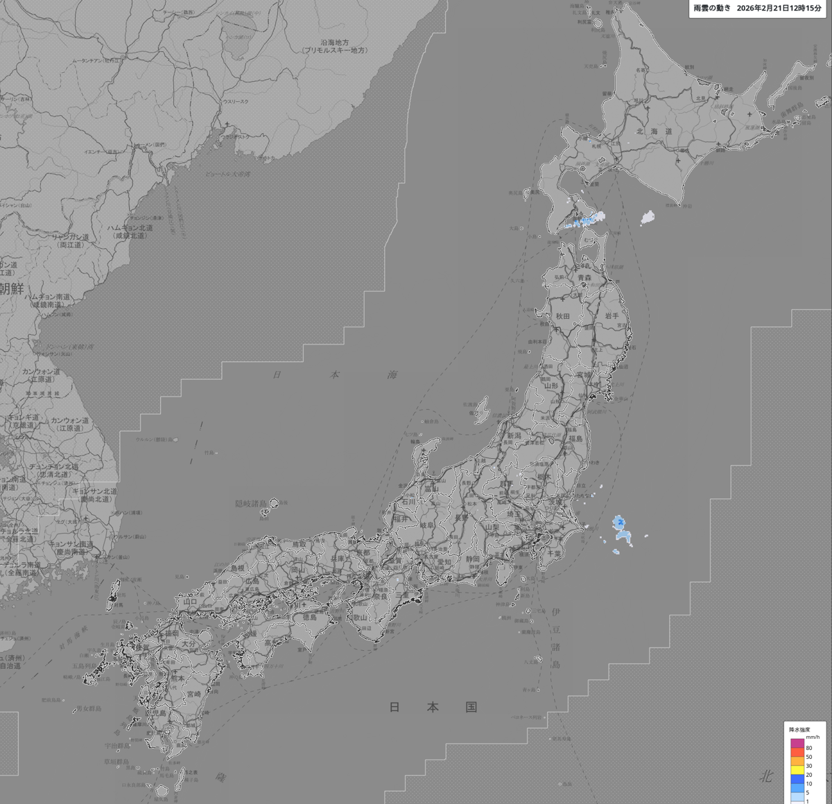 天気分布 天気分布