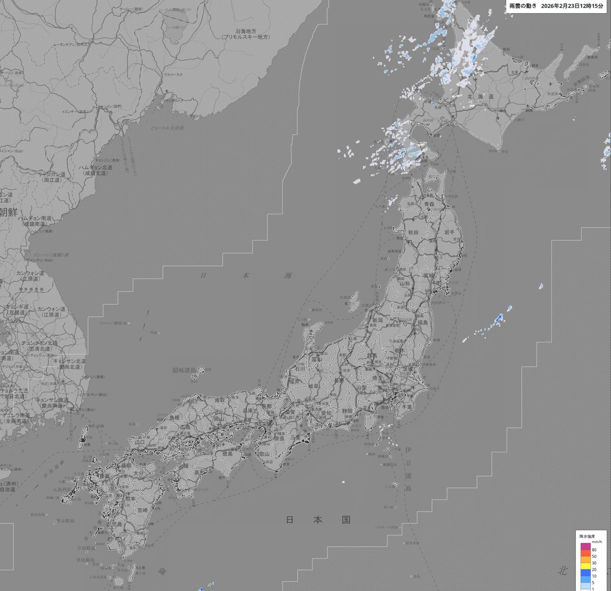 天気分布 天気分布