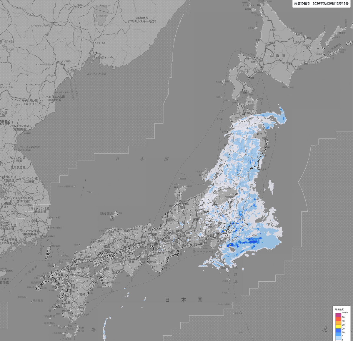 天気分布 天気分布