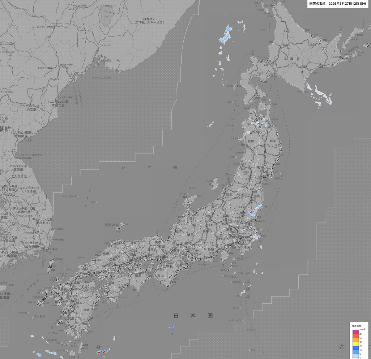 天気分布 天気分布