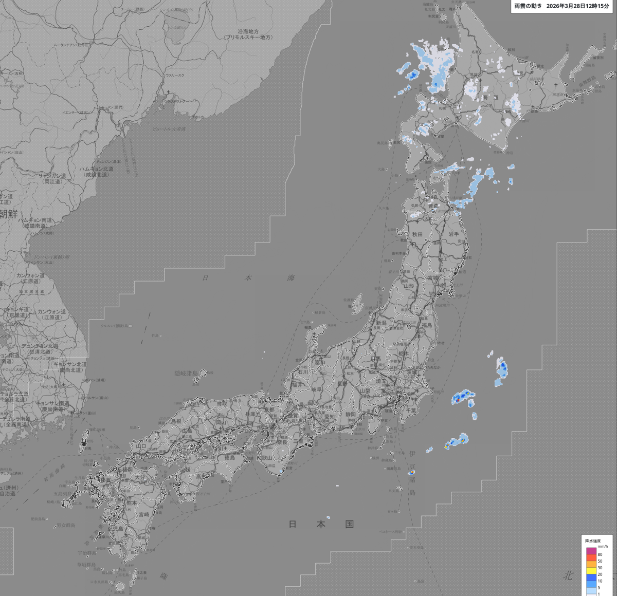天気分布 天気分布