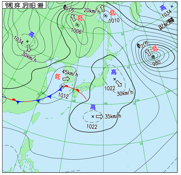 天気図 天気図