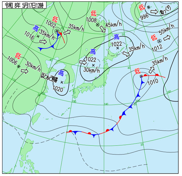 天気図 天気図