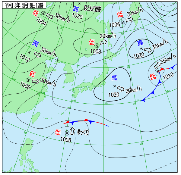 天気図 天気図