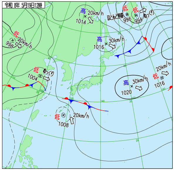 天気図 天気図