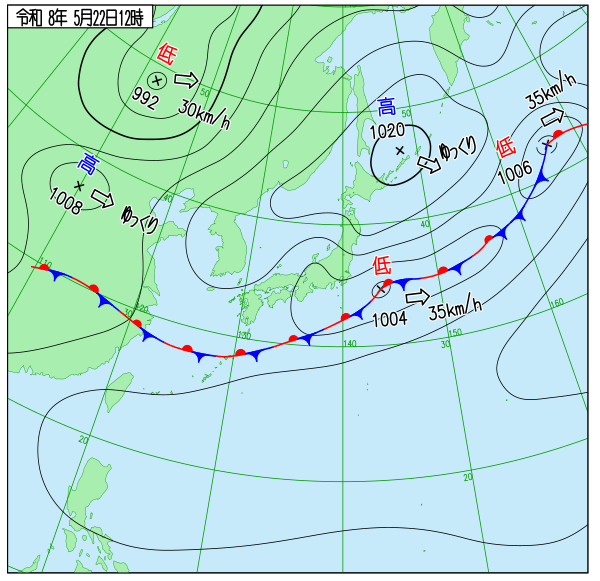 天気図 天気図