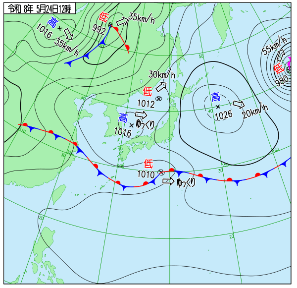 天気図 天気図