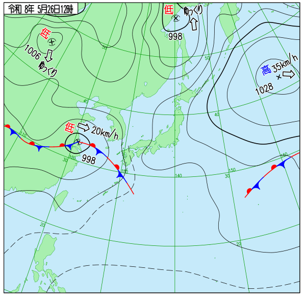 天気図 天気図