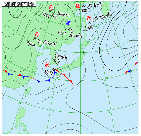 天気図 天気図