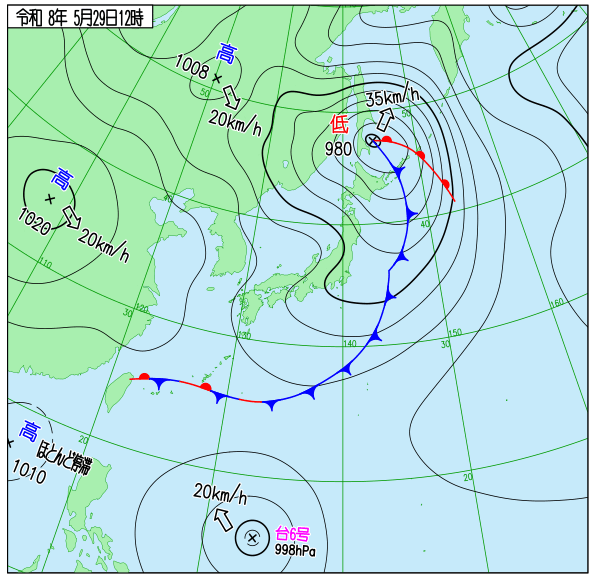 天気図 天気図