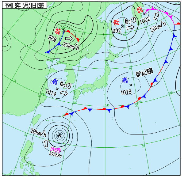 天気図 天気図
