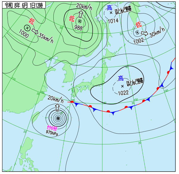 天気図 天気図