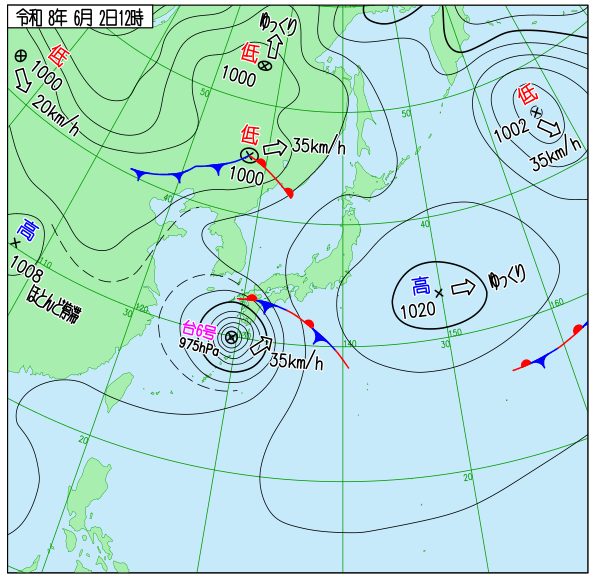 天気図 天気図