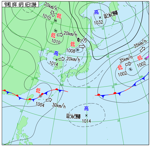 天気図 天気図