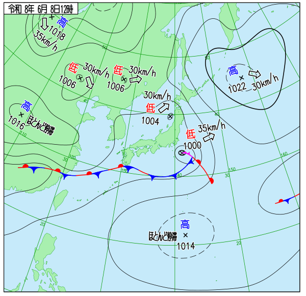 天気図 天気図