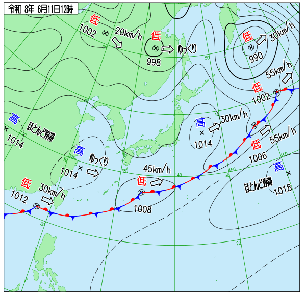 天気図 天気図