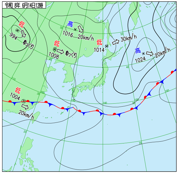 天気図 天気図