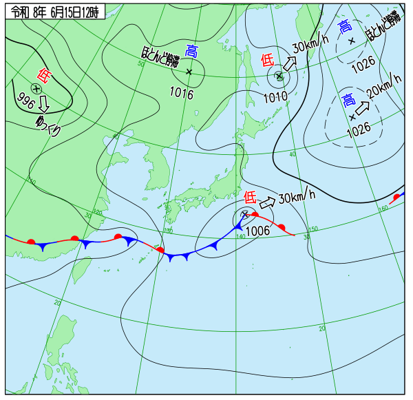 天気図 天気図